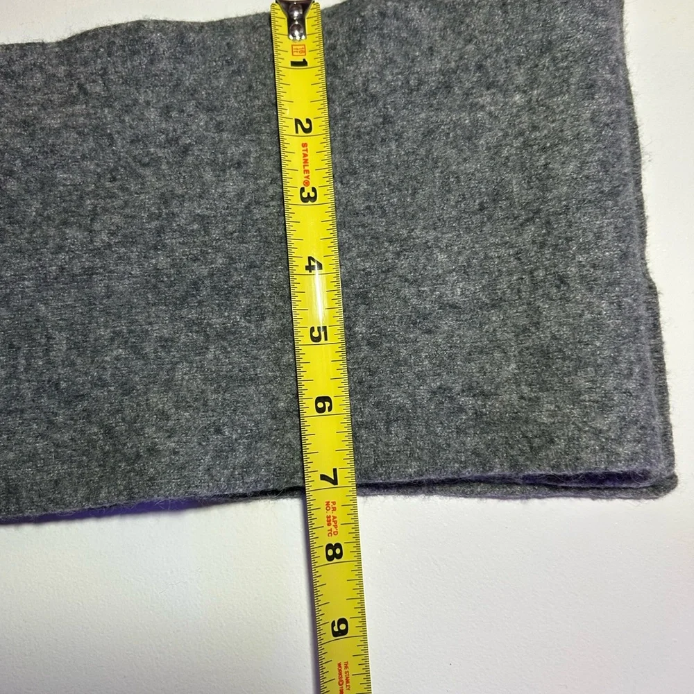 Gray Wool‎ Scarf